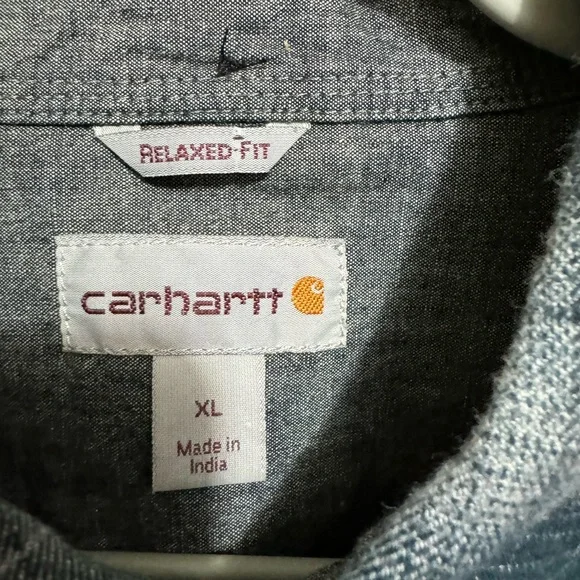 Carhartt Flannel Button Up‎ Shirt, Size XL - Picture 6 of 6